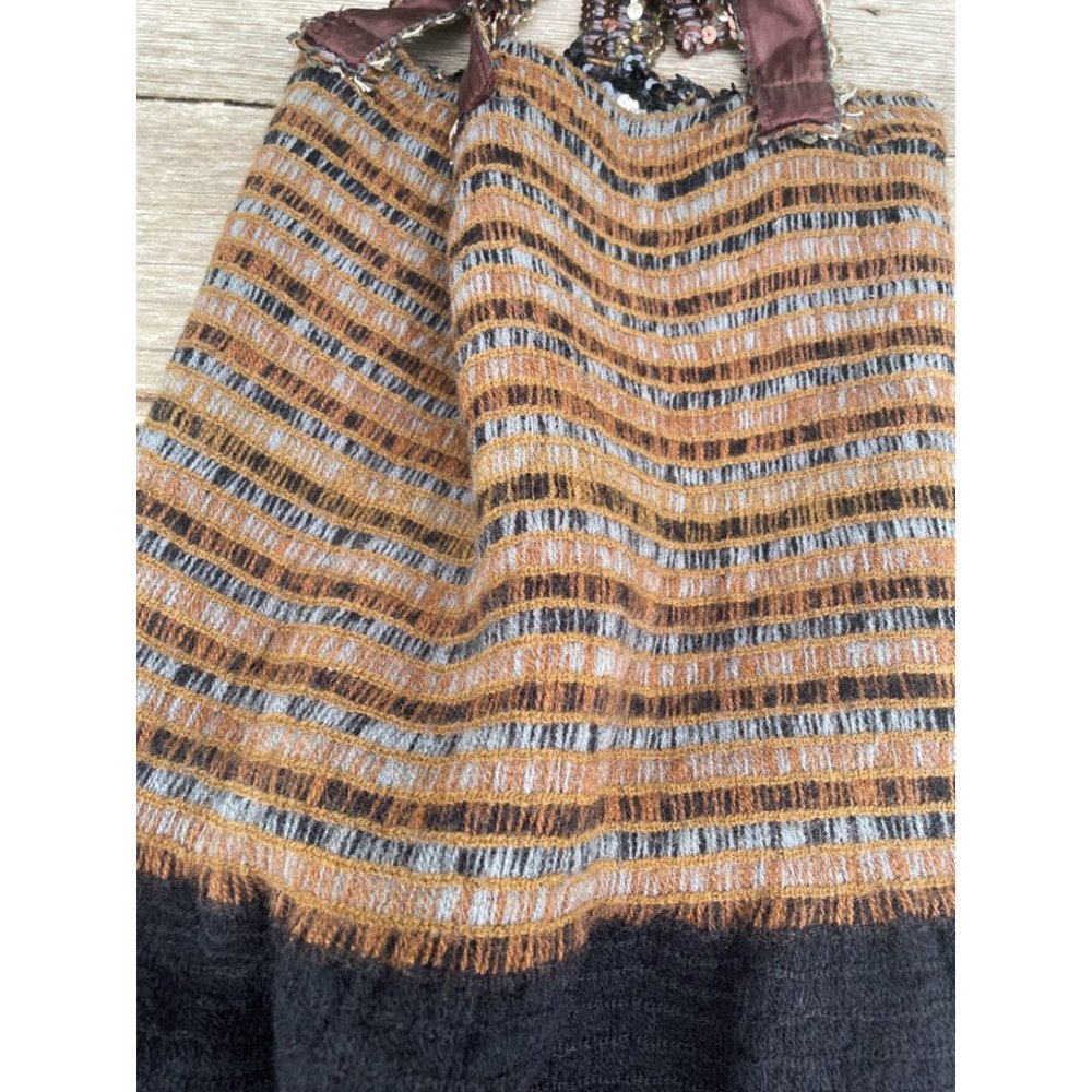 Vintage 1960s Knit Sequin Wiggle Evening Dress MOD - Picture 10 of 16